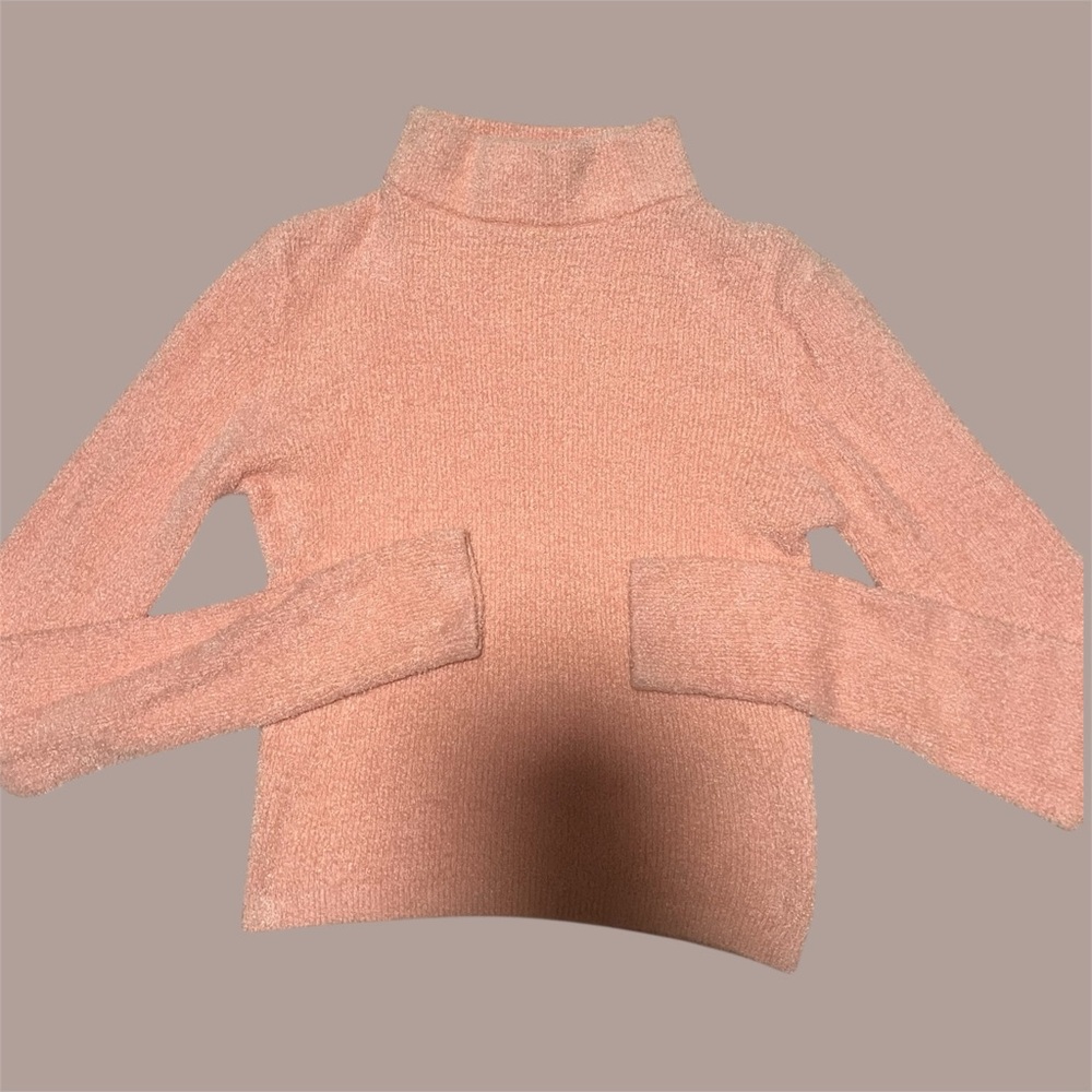 Urban Outfitters Soft Pink Turtleneck Sweater